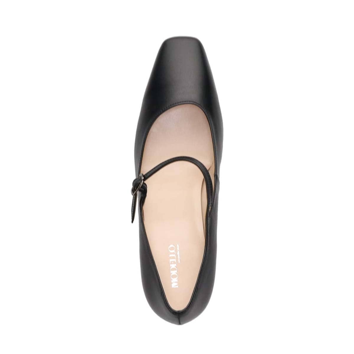 モデロ MODELLO 5.0ｃｍヒール ストラップパンプス  DML3602 BLACK 23.0