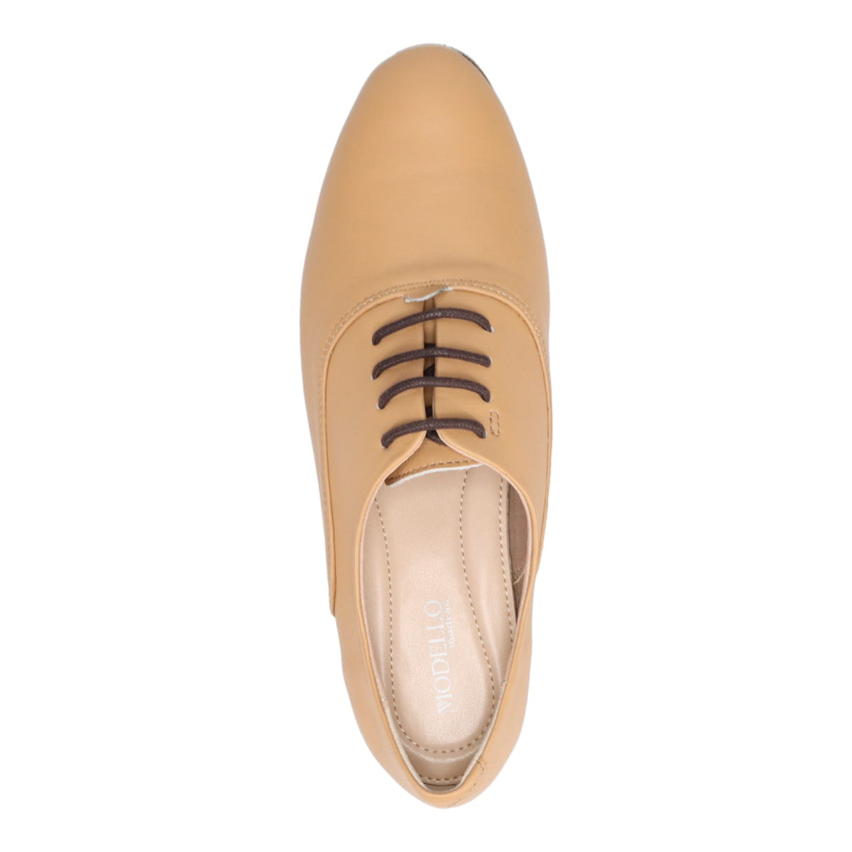 【抗ウイルス・抗菌加工】MODELLO新シリーズ 『SOFURA』不動の定番になるレースアップシューズ DML7111 CAMEL 23.0
