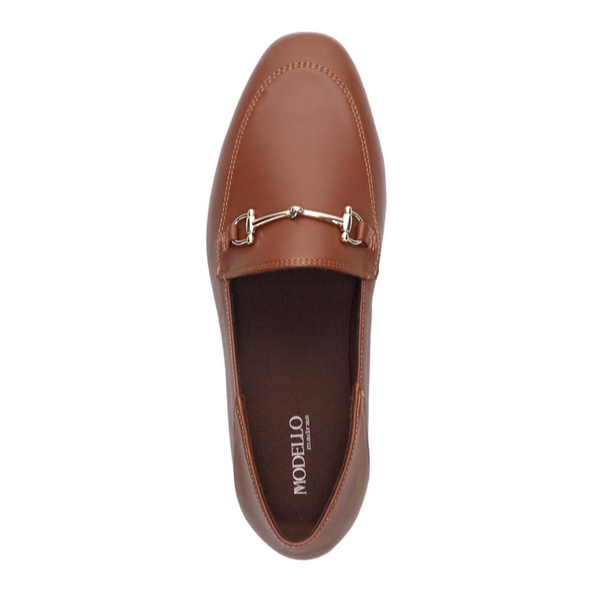 【撥水仕様】モデロ MODELLO 1.5cmヒール ビットローファー  DML8812 BROWN 23.0