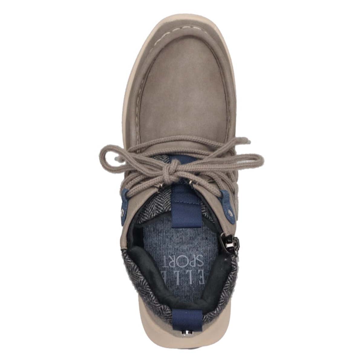 【4cm4時間防水設計】エル スポーツ ELLESPORT BLACK LABELシリーズ　レースアップカジュアルブーツ　ESP12590 GRAY2 23.0