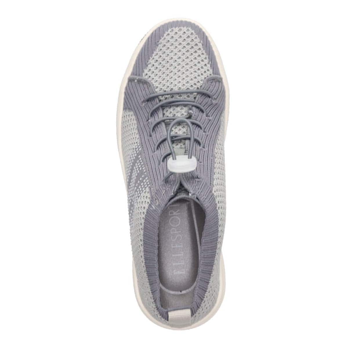 エル スポーツ ELLESPORT 軽量厚底ニットブーツ ESP12713A GRAY/C 23.0