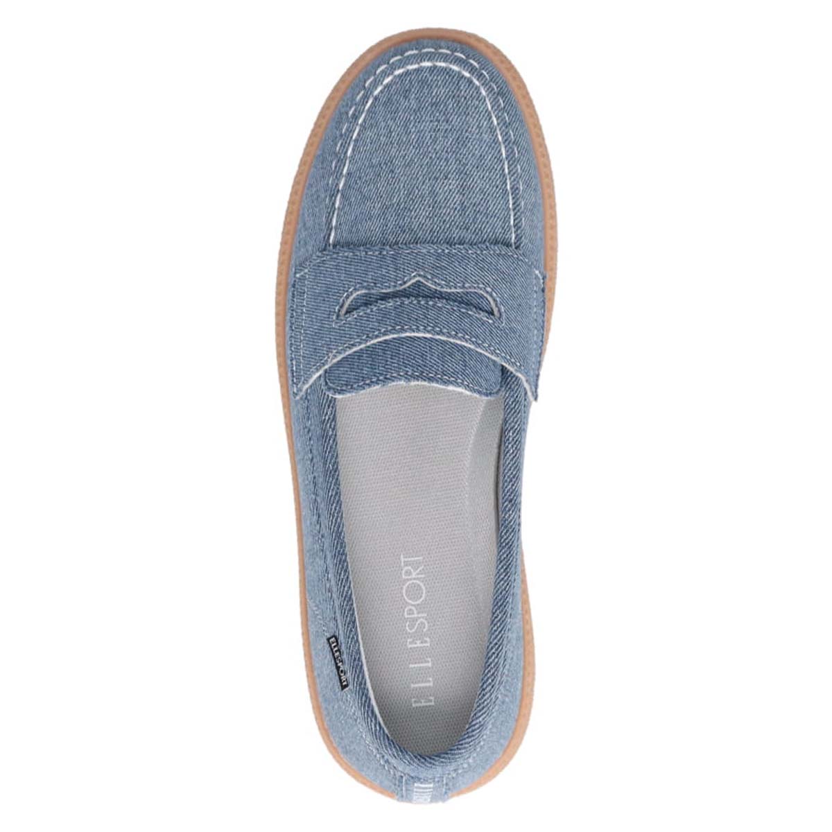 エル スポーツ ELLESPORT　オンオフ兼用！歩きやすさを追求したローファースニーカー　ESP14509 NAVY-TX 23.0