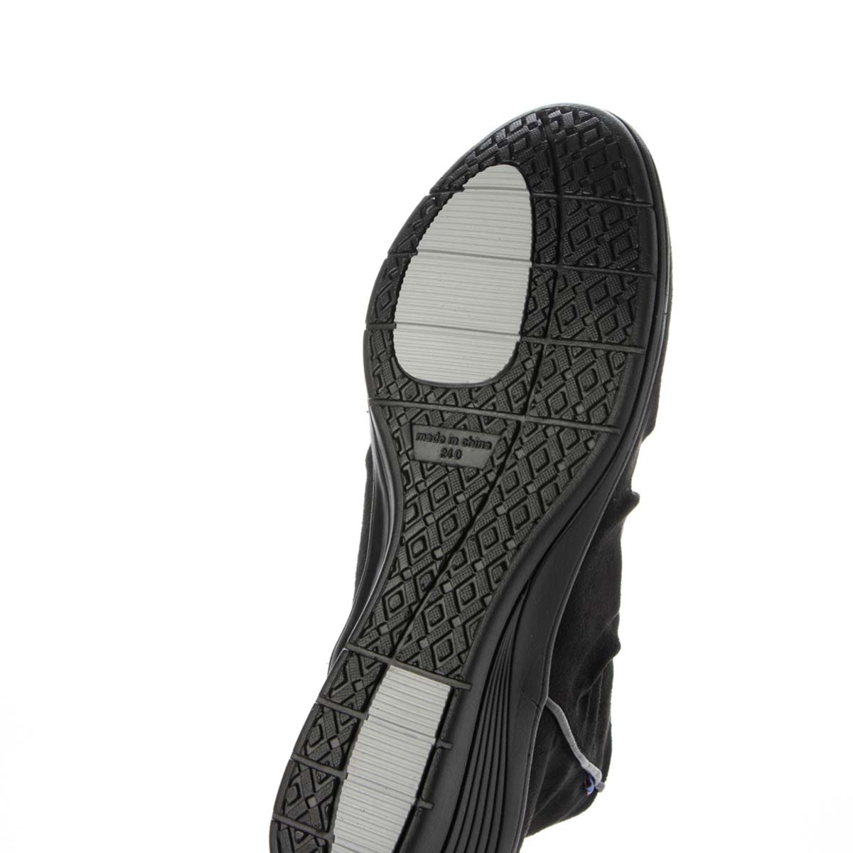 エル スポーツ ELLESPORT 軽量ウェッジショートブーツ　ESP14711 BLACK-SILKY 23.0