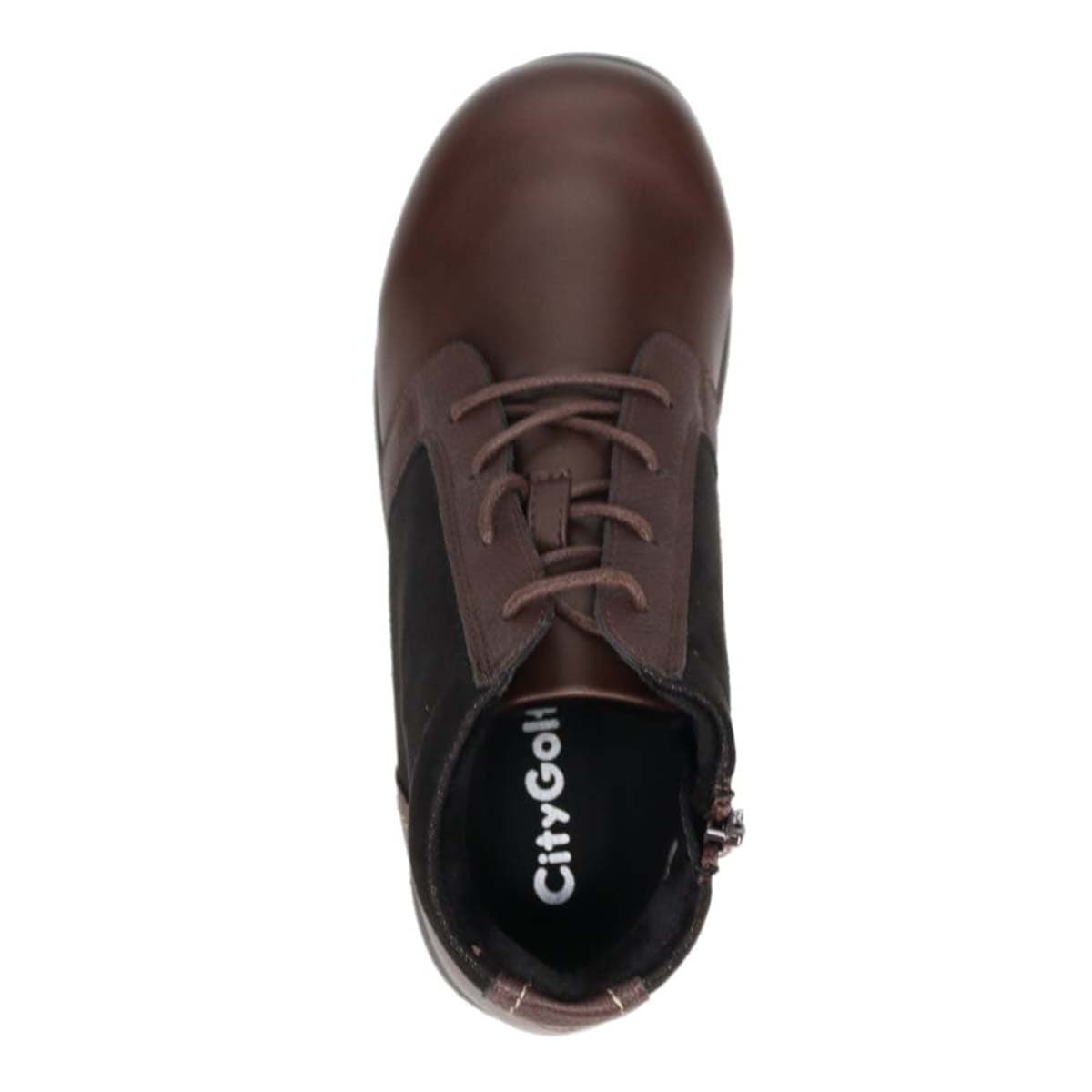【撥水仕様】シティ ゴルフ City Golf 軽量カジュアルショートブーツ　GFL1526 D-BROWN 23.0