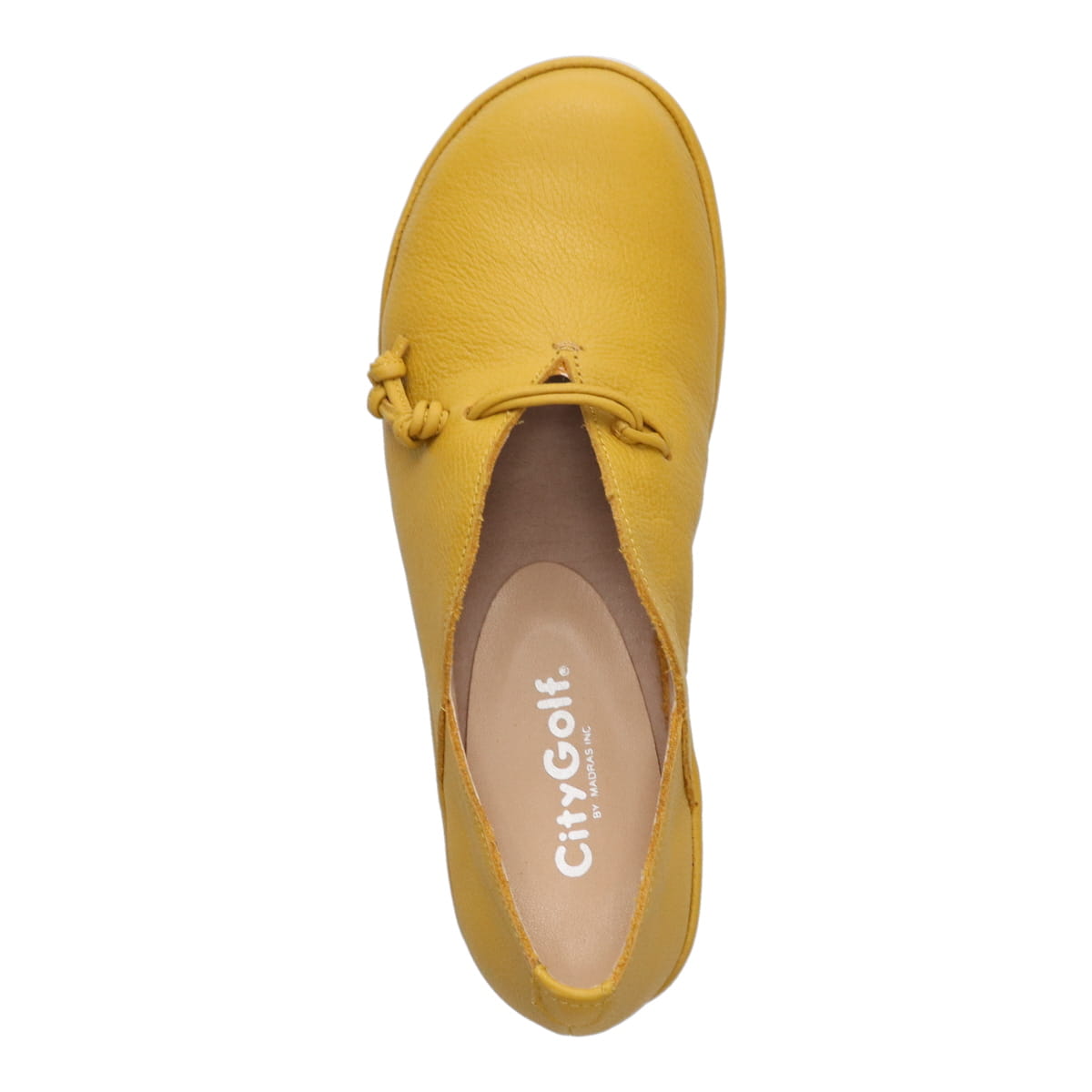 Ｃｉｔｙ　Ｇｏｌｆ ゆったり足入れのプラット製法 4Eカジュアルシューズ GFL20109 MUSTARD 23.0