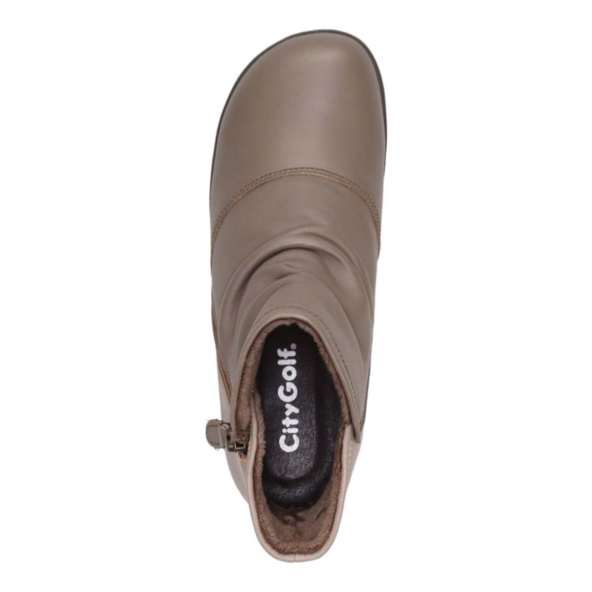 シティ ゴルフ City Golf 柔らか素材 ゆったり足入れドレープ・カジュアルブーツ　GFL20123 GREGE/C 23.0