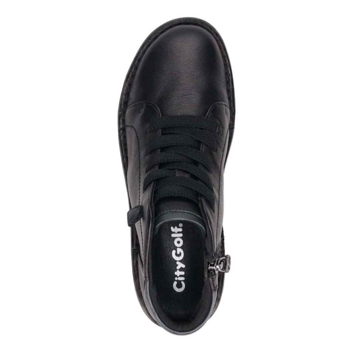 シティ ゴルフ City Golf  アウトステッチ製法 4Eラストソフトカジュアルシューズ　GFL20151 BLACK 23.0