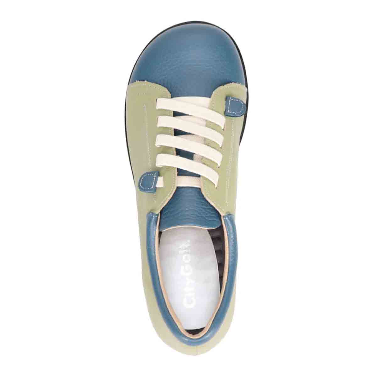 シティ ゴルフ City Golf  幅広５Eラストのレースアップカジュアルシューズ　GFL5301 LIGHTKHAKI/C 23.0