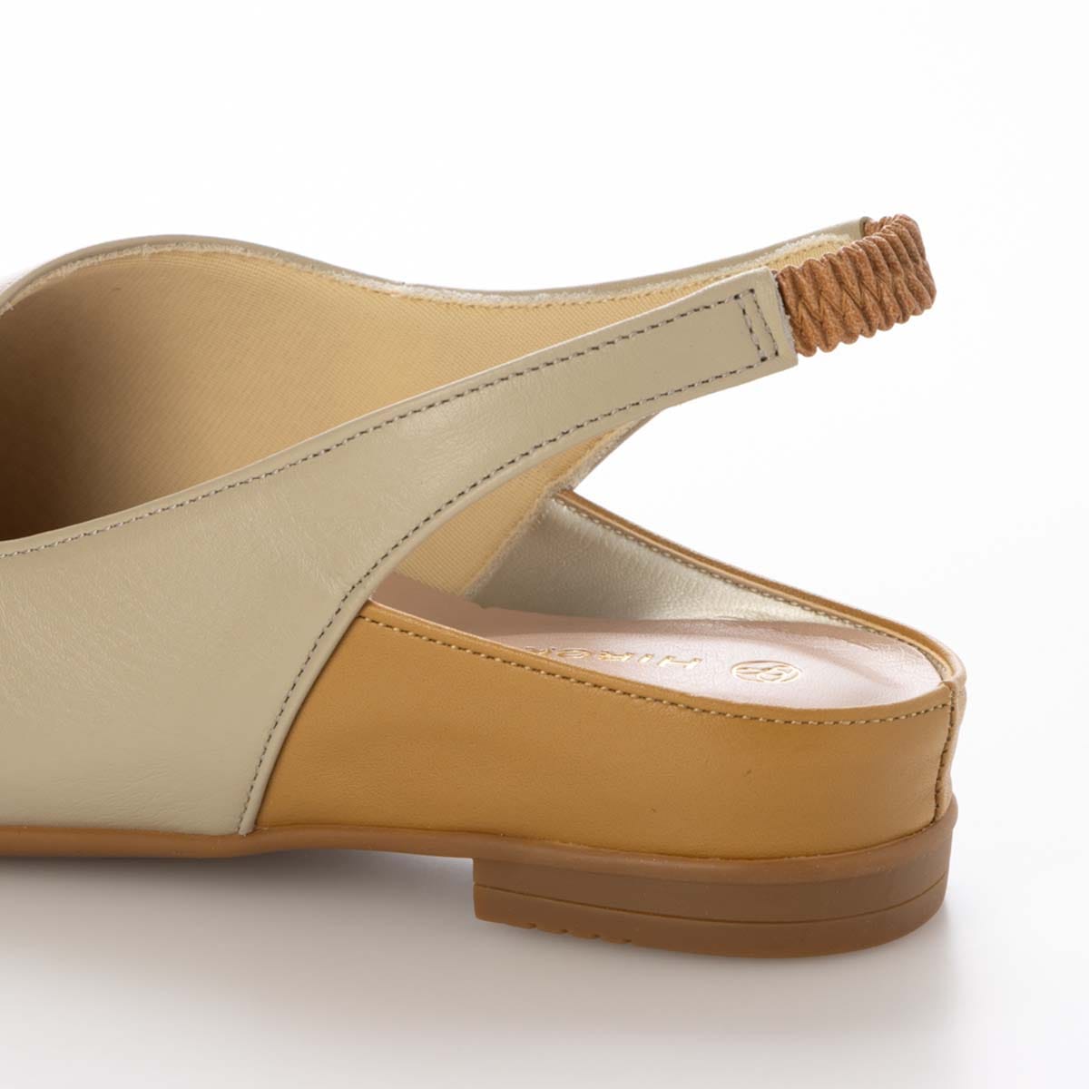 HIROKO KOSHINO バックストラップレザーパンプス　HKL3634 BEIGE 23.0