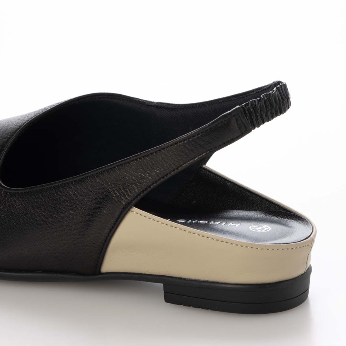 HIROKO KOSHINO バックストラップレザーパンプス　HKL3634 BLACK 23.0