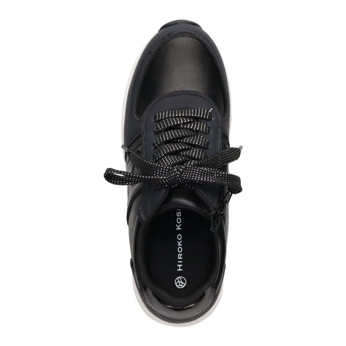 HIROKO KOSHINO スタイルアップスニーカー　HKL6211 BLACK 23