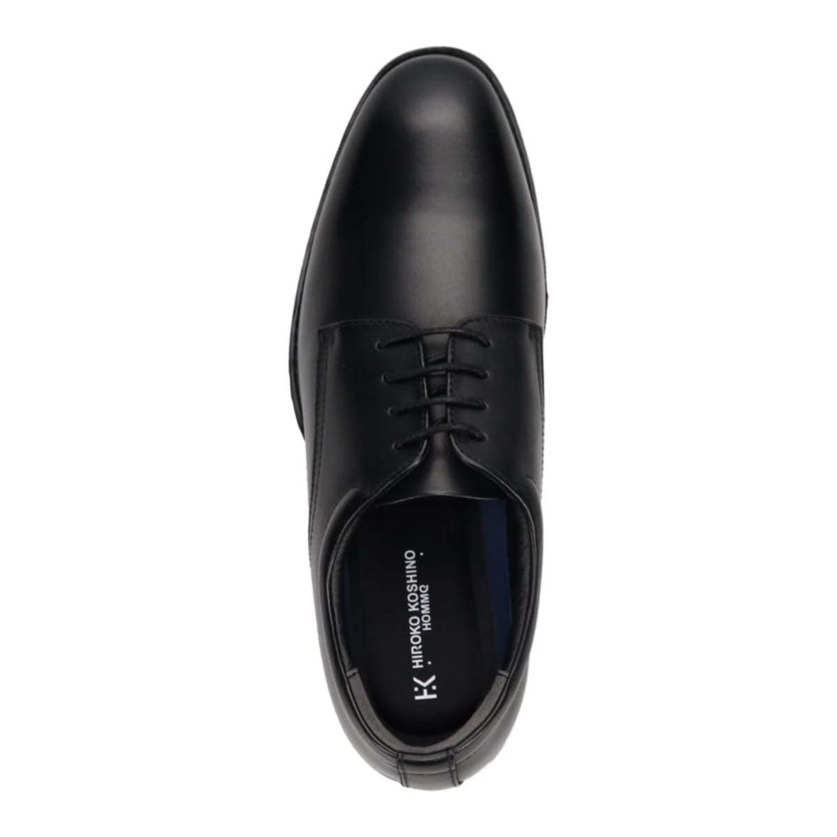 HIROKO KOSHINO HOMME  メンズ 外羽根プレーントゥビジネスシューズ HR5009 BLACK 25.0