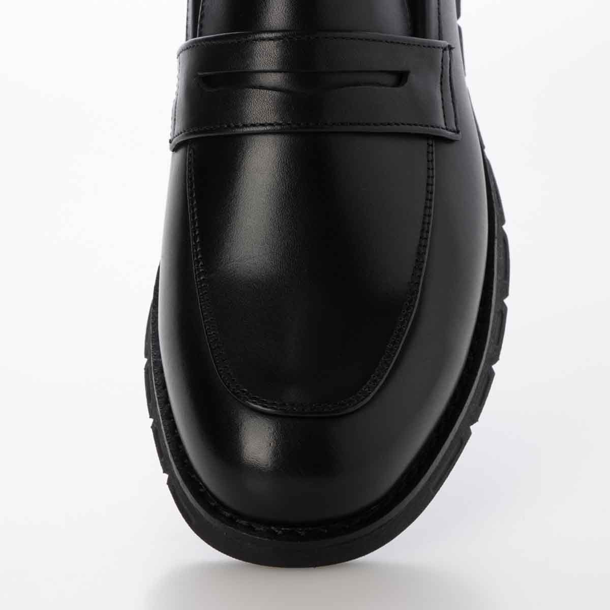 HIROKO KOSHINO HOMME  メンズ スリッポンドレスシューズ　HR5014 BLACK 25.0