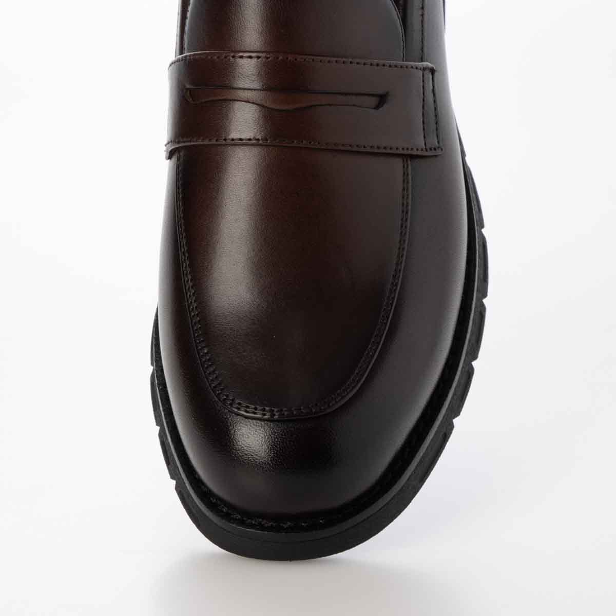 HIROKO KOSHINO HOMME  メンズ スリッポンドレスシューズ　HR5014 D-BROWN 25.0