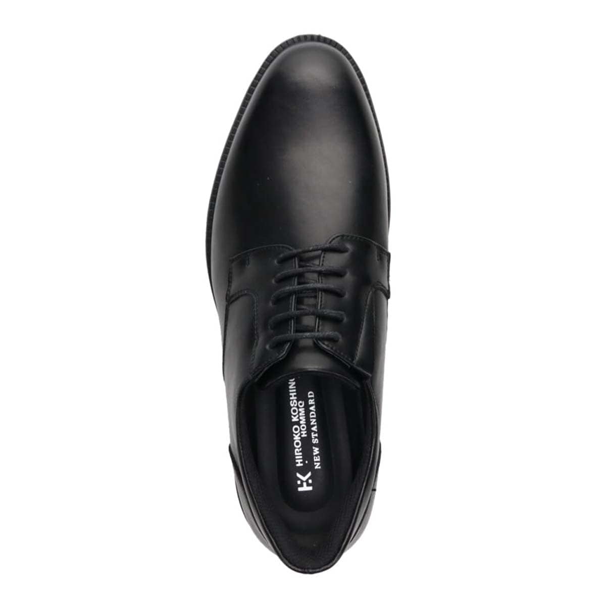 HIROKO KOSHINO HOMME  メンズ　外羽根プレーントゥビジネスシューズ　HR7302 BLACK 25.0