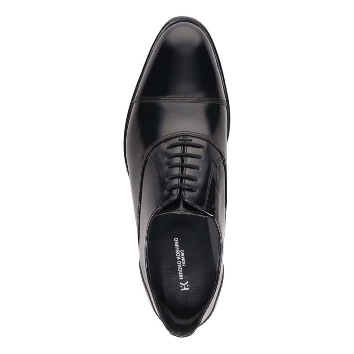 HIROKO KOSHINO HOMME  メンズ　内羽根ストレートチップビジネスシューズ　HR8005 BLACK 25.0