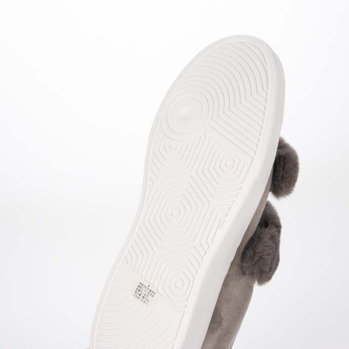 HIROKO KOSHINO FEMME スエード風生地がほっこりとした大人の可愛さのあるスニーカー HRL2030 GRAY 23.0