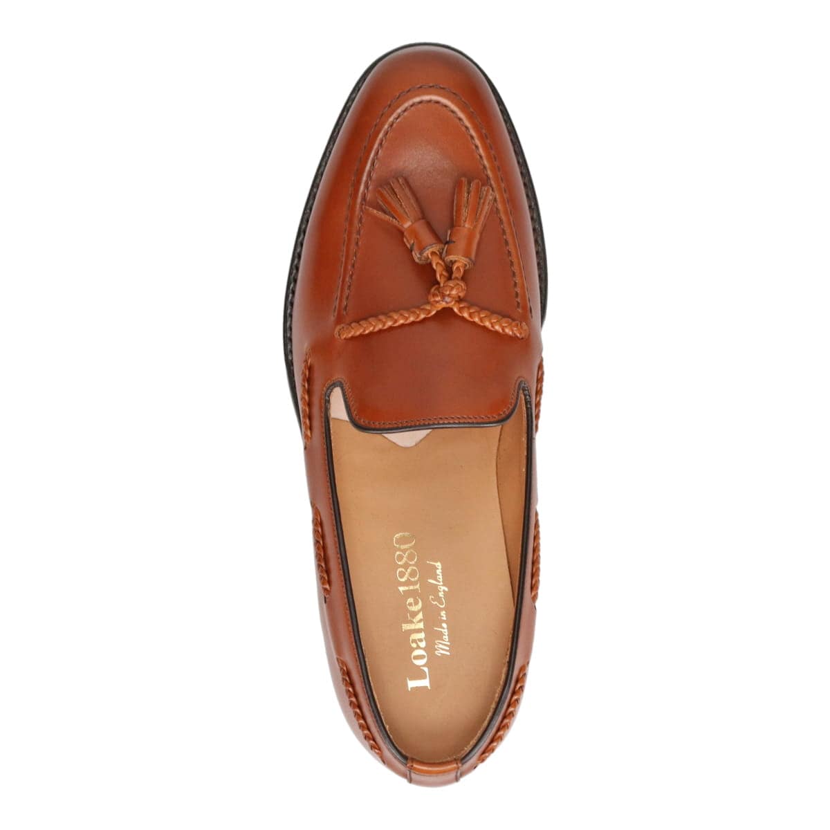 【Loake-ローク】model:Temple　英国製グッドイヤーウェルト製法ドレスシューズ　タッセルローファー　IMLK1023 BROWN 6.5 (25.0)