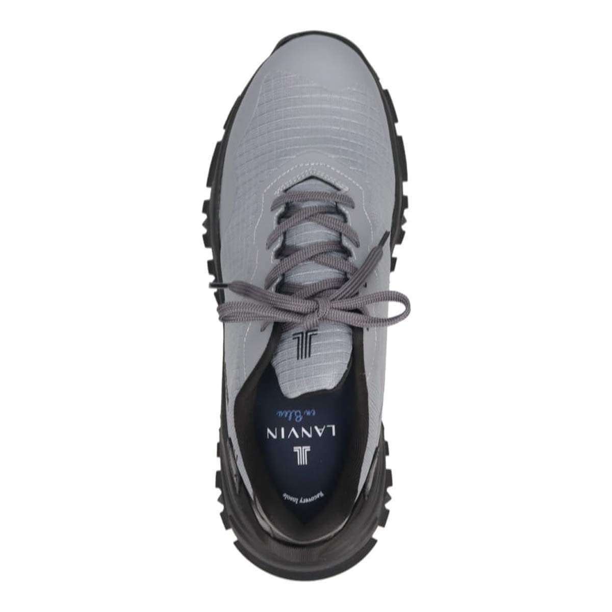 ランバンオンブルー LANVIN en Bleu 「リカバリーインソール」搭載で指圧効果により血行を115％促進。トレイルランニングスニーカー　LB1006XR GRAY 25.0