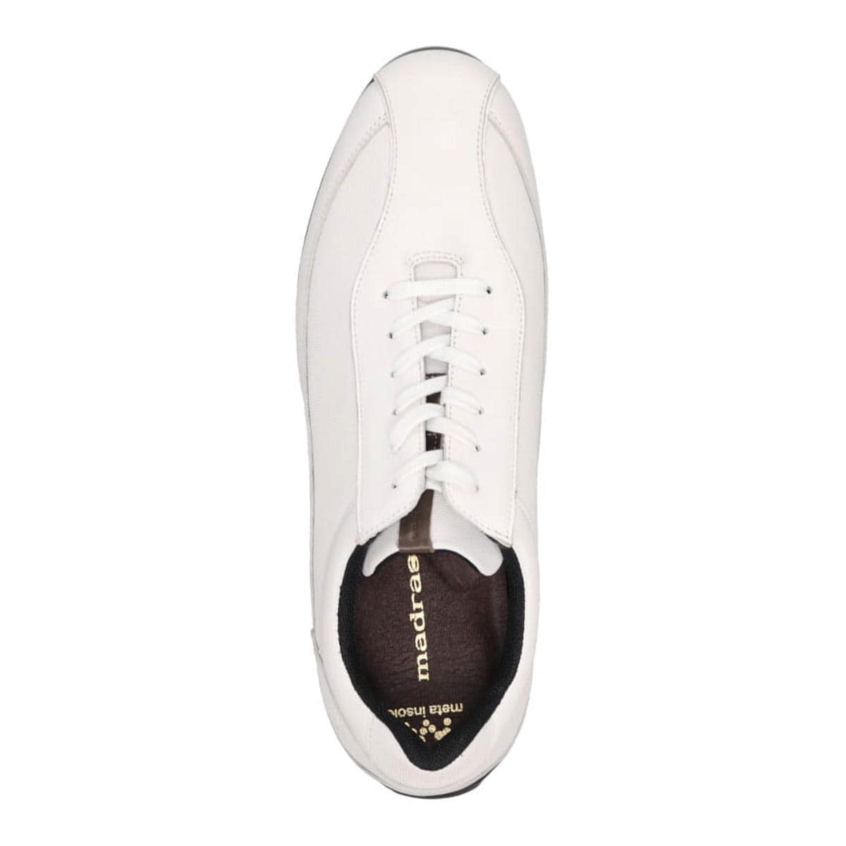マドラス madras metaインソール搭載シューズ  レザースニーカー　M502MT WHITE 25.0