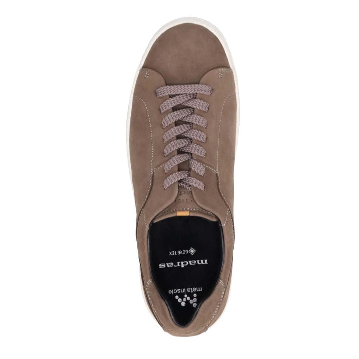 【GORE-TEX】マドラス madras metaインソール搭載シューズ  レースアップカジュアルシューズ　M511AGMT GRAY-NUBUK 25.0