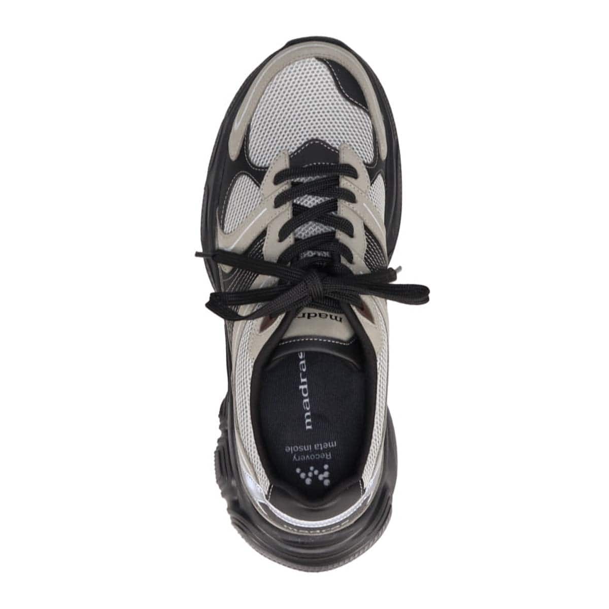 マドラス madras 特許 リカバリーメタインソール搭載シューズ メンズカジュアルスニーカー　M5231MT GRAY/BLACK 25.0