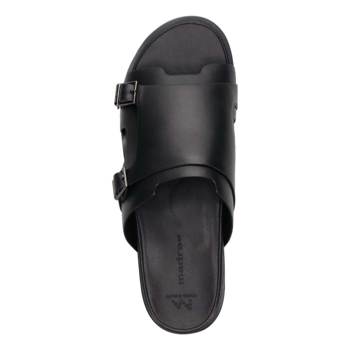 マドラス madras メタインソール搭載シューズ  レザーサンダル  M532MT BLACK M（25.0～25.5ｃｍ）