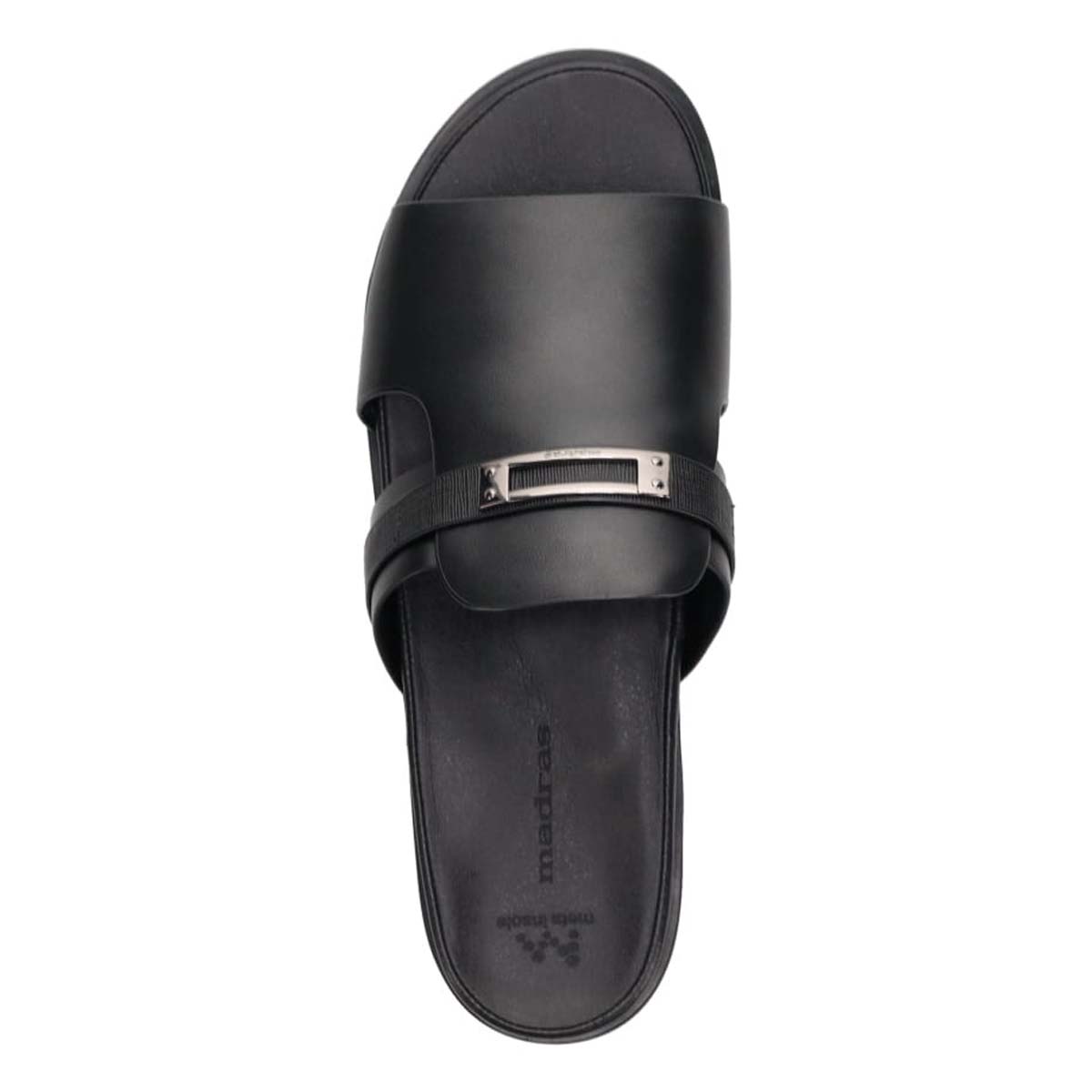 マドラス madras メタインソール搭載シューズ  レザーサンダル  M533MT BLACK M（25.0～25.5ｃｍ）