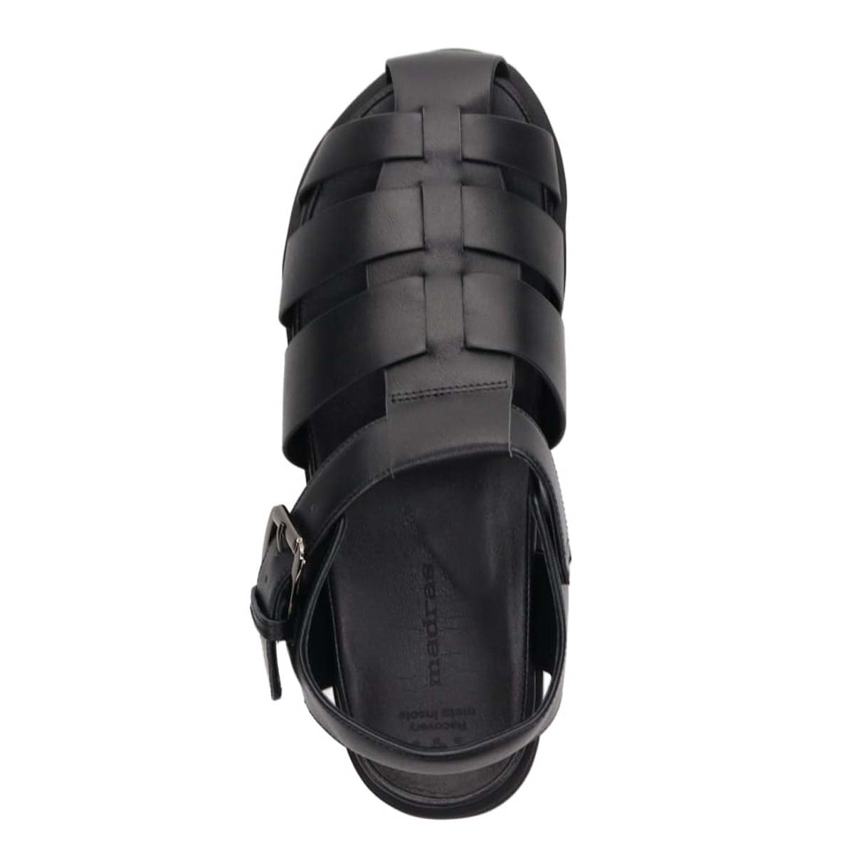 マドラス madras 特許 リカバリーメタインソール搭載シューズ メンズ グルカサンダル　M534MT BLACK M(25.5~26.0cm)