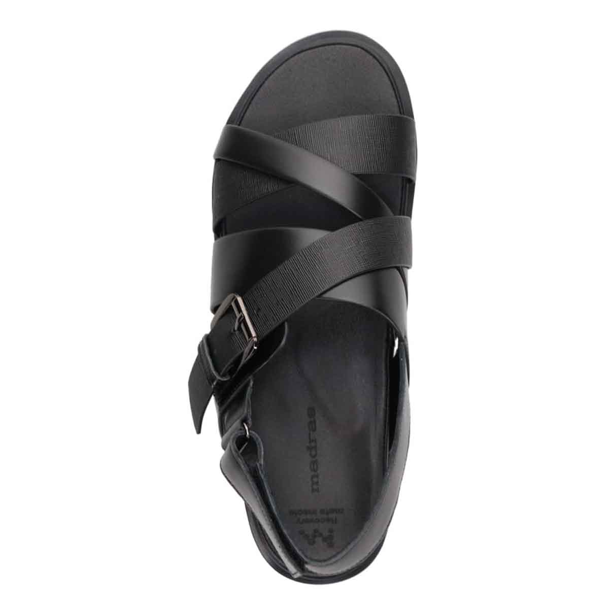 マドラス madras 特許 リカバリーメタインソール搭載シューズ メンズ レザーサンダル　M535MT BLACK-EB M