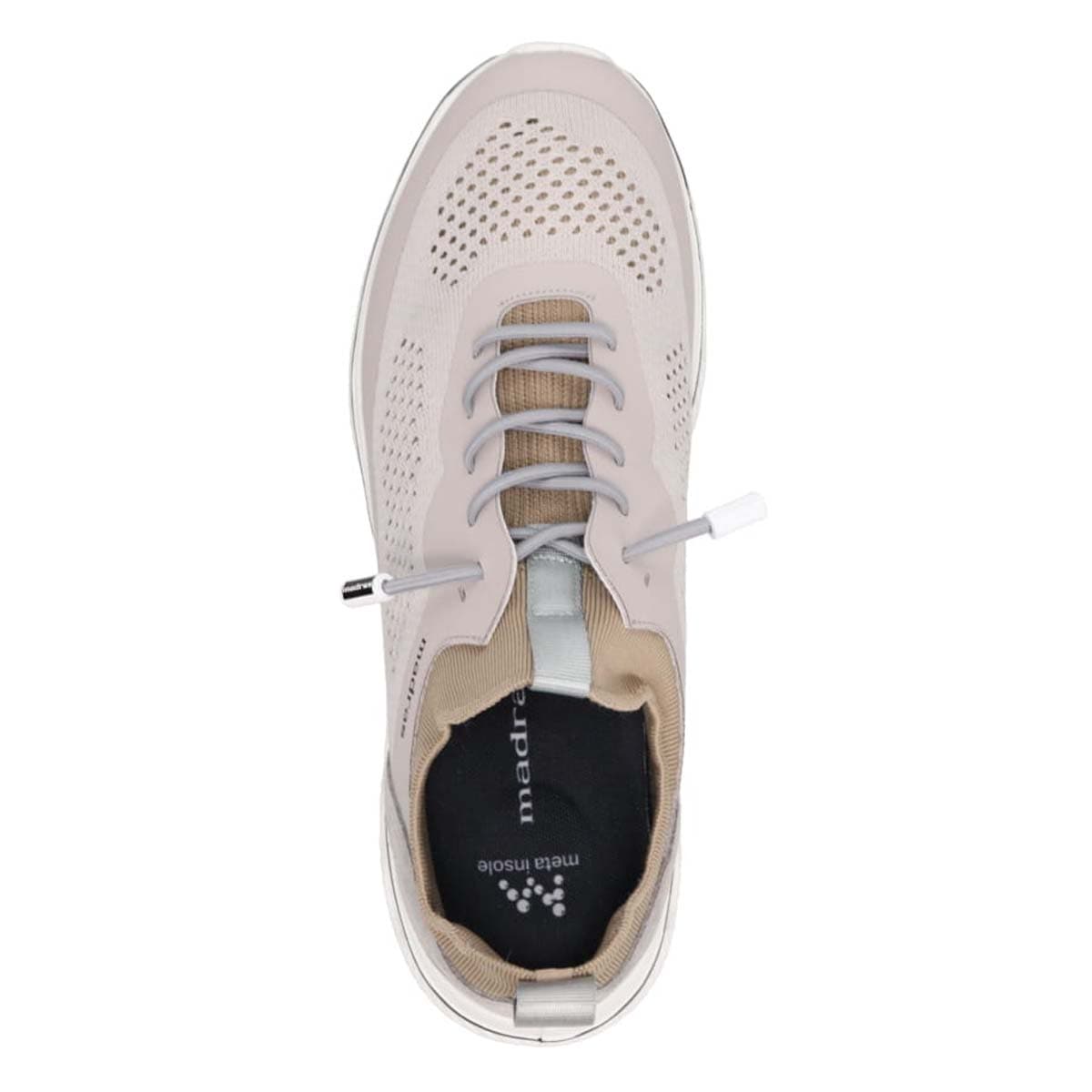 マドラス madras metaインソール搭載シューズ  カジュアル ニットスニーカー　M593MT GRAY/KHAKI M(25.0cm～25.5cm)