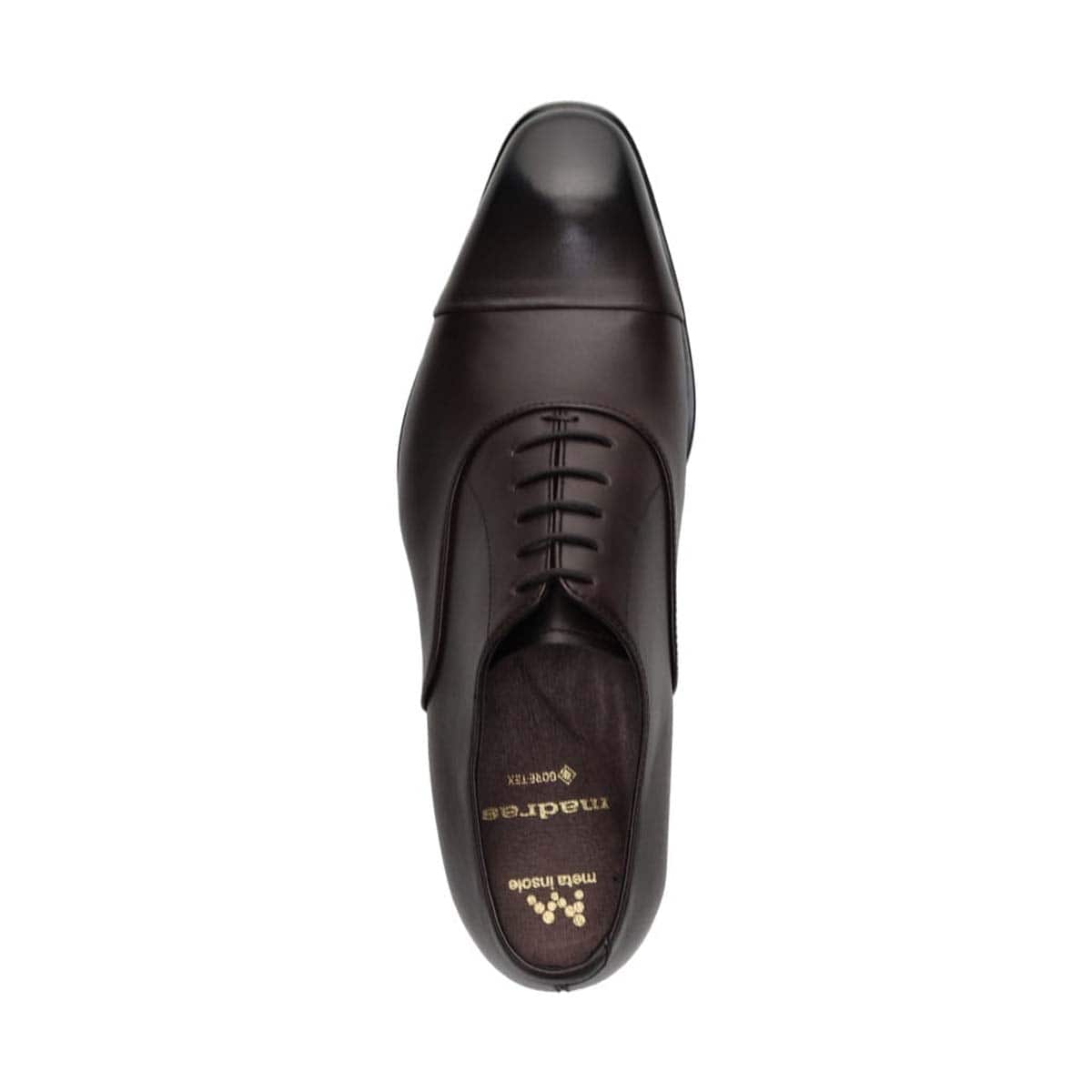 【GORE-TEX】マドラス madras メタインソール搭載シューズ  ゴアテックス 内羽根ストレートチップドレスシューズ　M735GMT D-BROWN 25.0