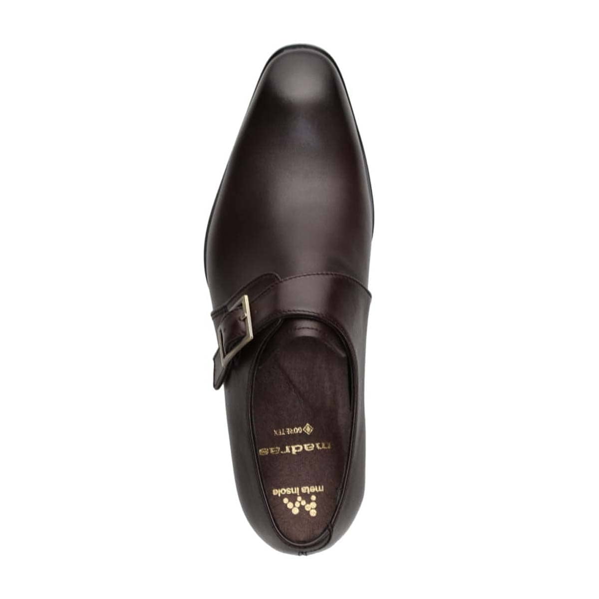 【GORE-TEX】マドラス madras メタインソール搭載シューズ  ゴアテックス モンクストラップドレスシューズ　M737GMT D-BROWN 25.0