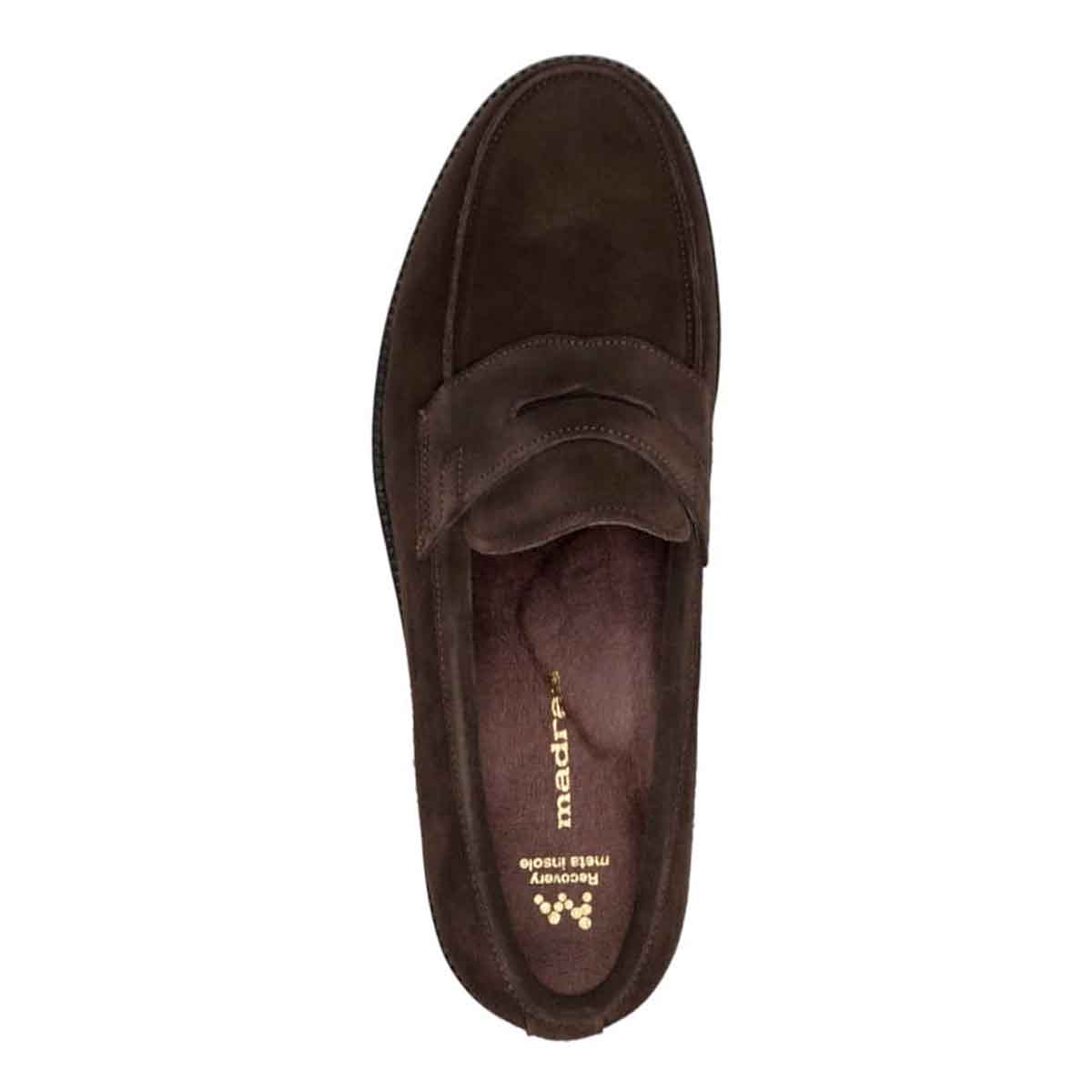 マドラス madras 特許 Recovery meta insole搭載シューズ  コインローファー　M883MT D-BROWN-VELOURS 25.0