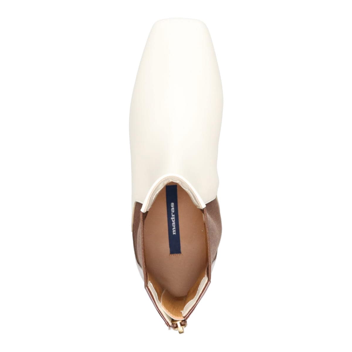 マドラス madras マドラス東京ファクトリー製 バイカラーショートブーツ  MAL0035 IVORY/C 23.0