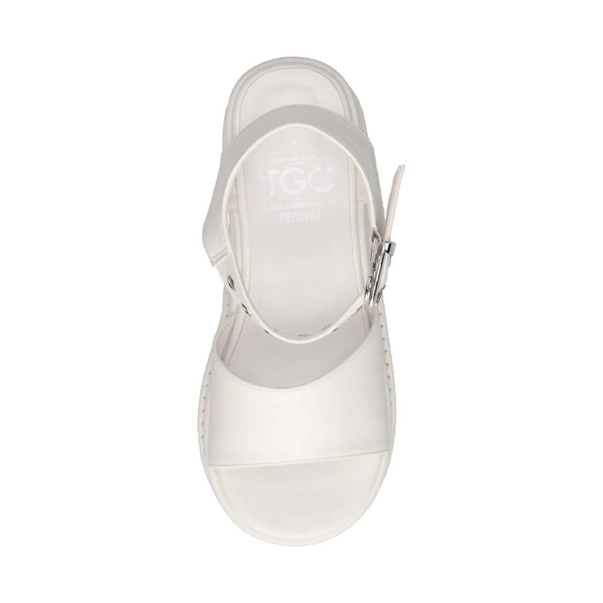 最旬トレンドを履きこなす！マドラス madras TGC in あいち・なごや 2026 出演モデル着用シューズ　厚底サンダル　MAL7583TGC WHITE M（23.0cm～23.5cm）