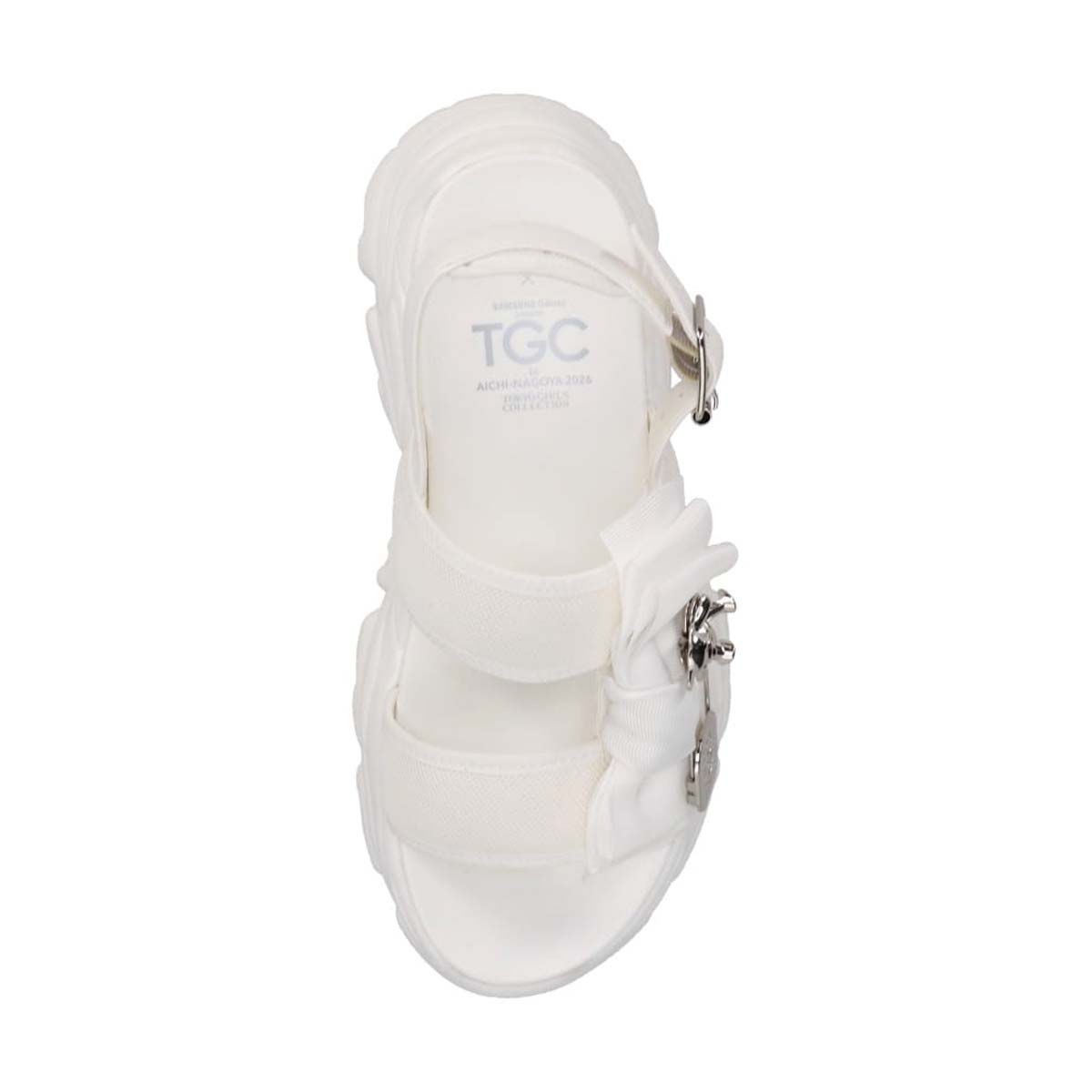 最旬トレンドで目立っちゃおう！マドラス madras TGC in あいち・なごや 2026 出演モデル着用シューズ　カジュアル厚底サンダル　MAL7584TGC WHITE 37（23.0cm～23.5cm）