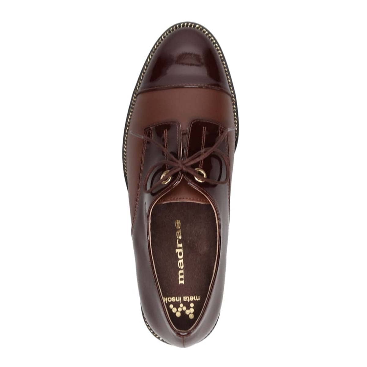 マドラス madras 特許 metaインソール搭載 コンビネーション  レースアップシューズ　MAL9103MT BROWN 23.0