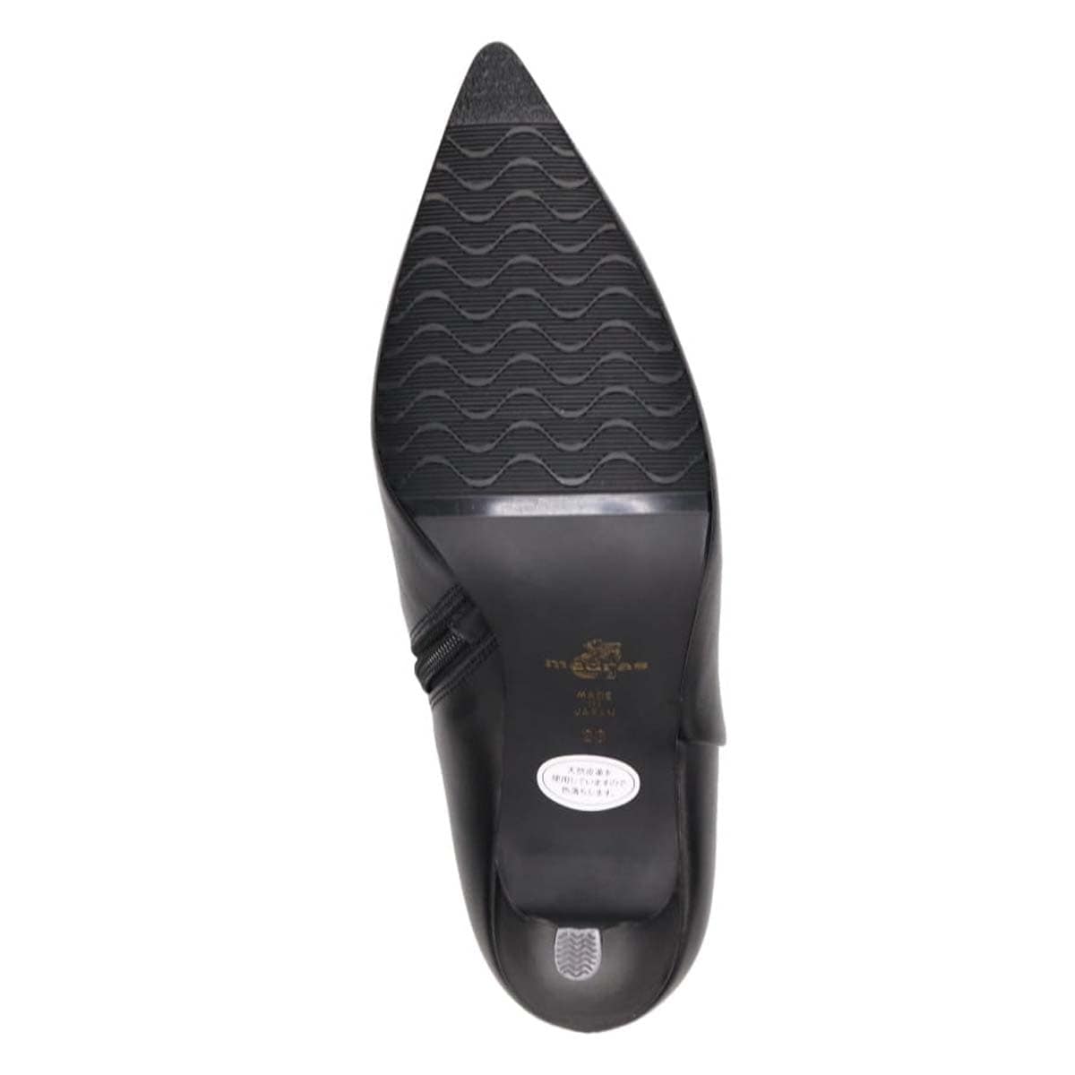 マドラス madras 特許 metaインソール搭載 圧倒的な安定感の品格漂う 美脚ブーツ　MAL9113MT BLACK 23.0