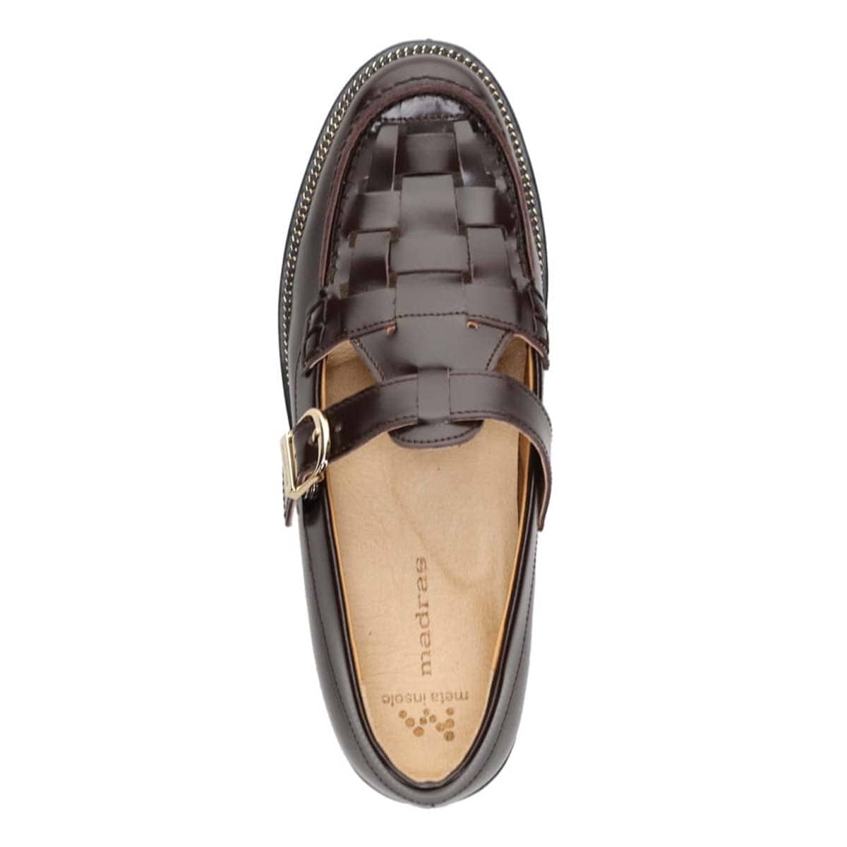 マドラス madras metaインソール搭載　上質できちんと感のあるローファー　MAL9118MT BROWN 23.0