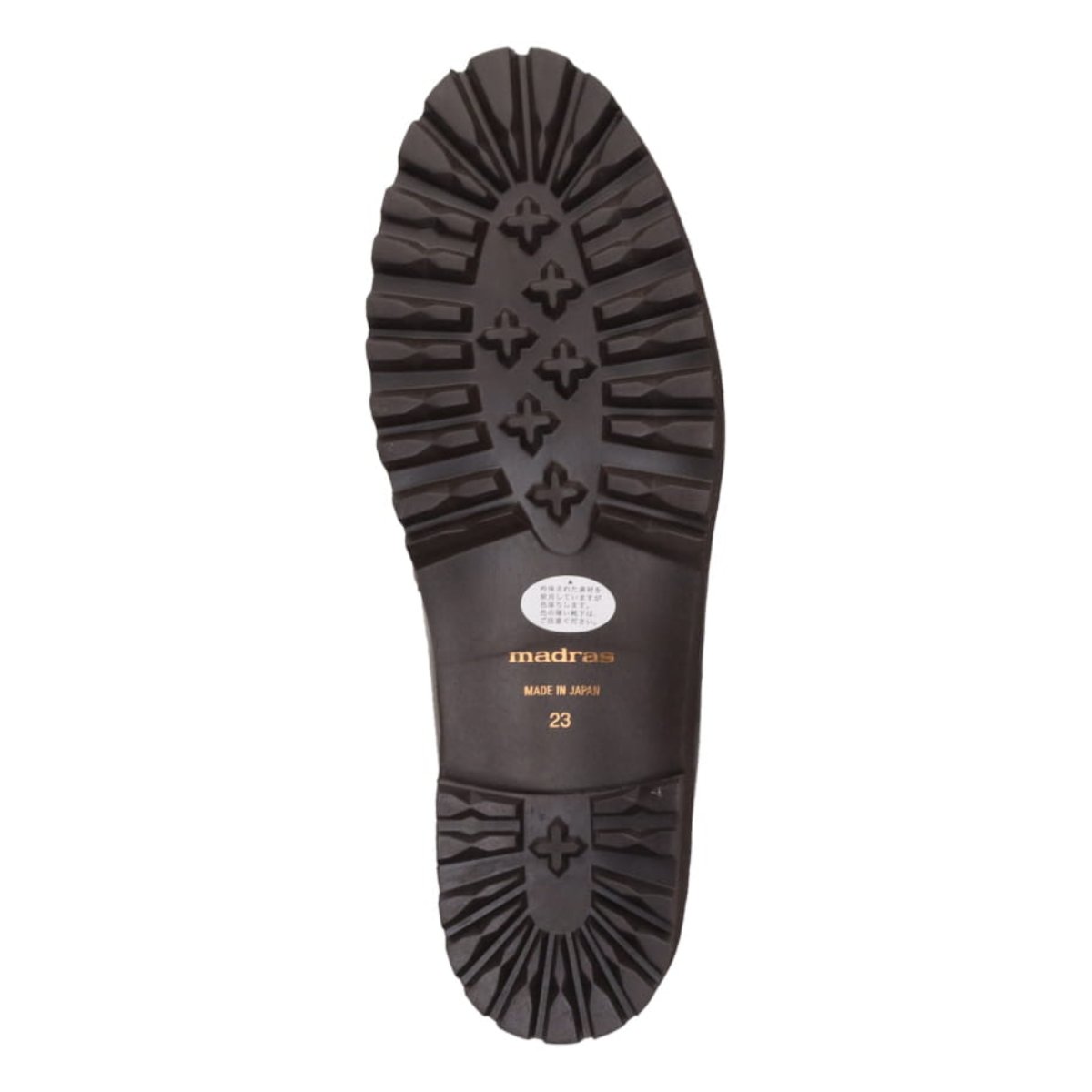 マドラス madras 特許 Recovery meta insole搭載　上質できちんと感のあり足元が華やぐビットローファー　MAL9127MT GRAY 23.0