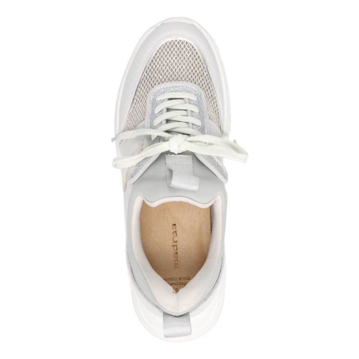 マドラス madras 特許 metaインソール搭載　スタイルアップ厚底スニーカー　MAL9159MT GRAY 23