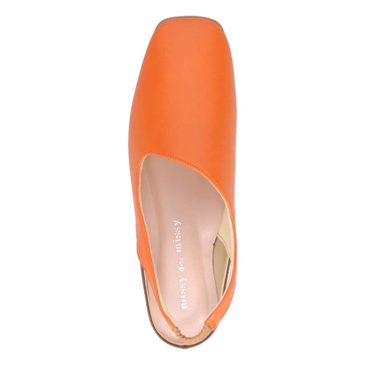 ミッシー デ ミッシー missy des missy 斜めカットデザインパンプス　MMD3634 ORANGE/ORANGE 23.0