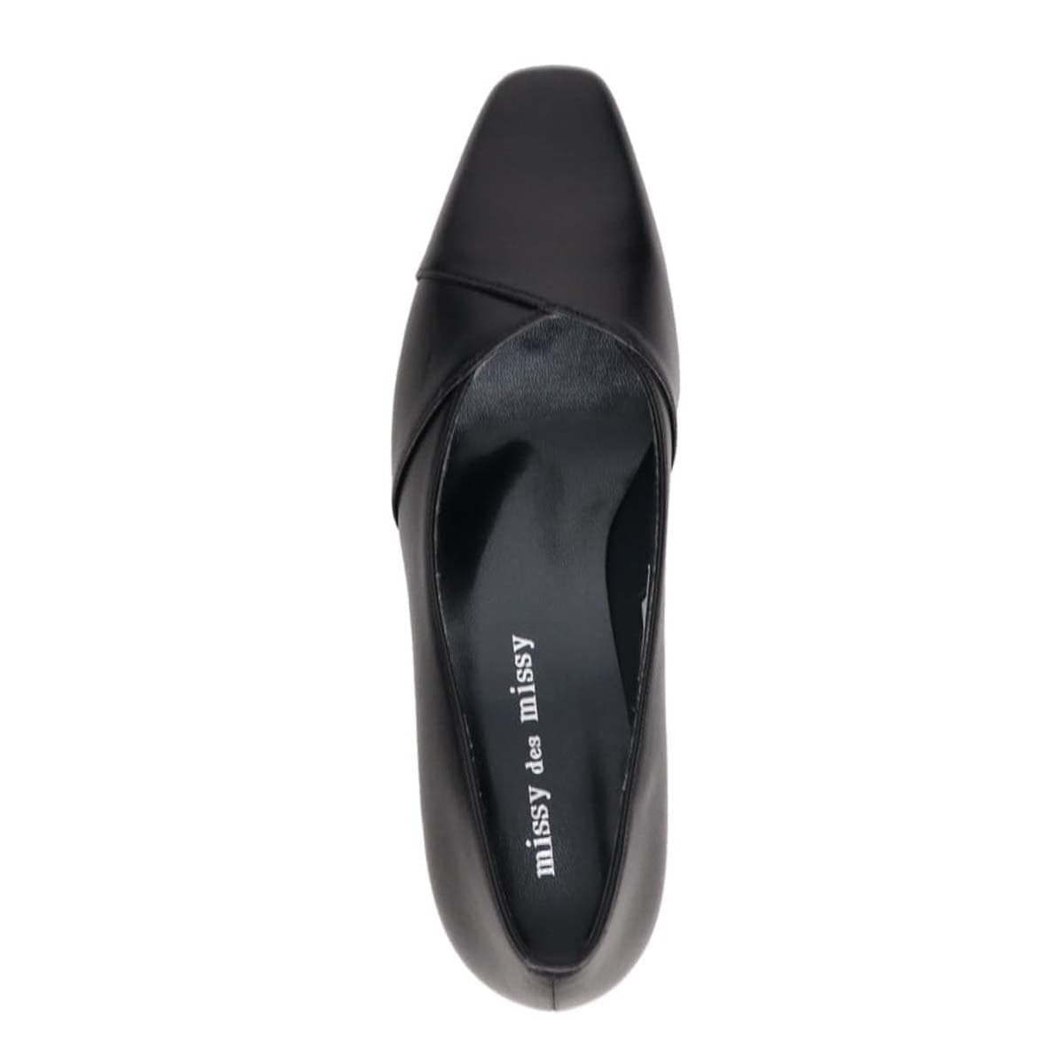 【防滑ソールタイプ】ミッシー デ ミッシー missy des missy Ｖカットラインが綺麗なデザインパンプス　MMD5149H BLACK 23.0