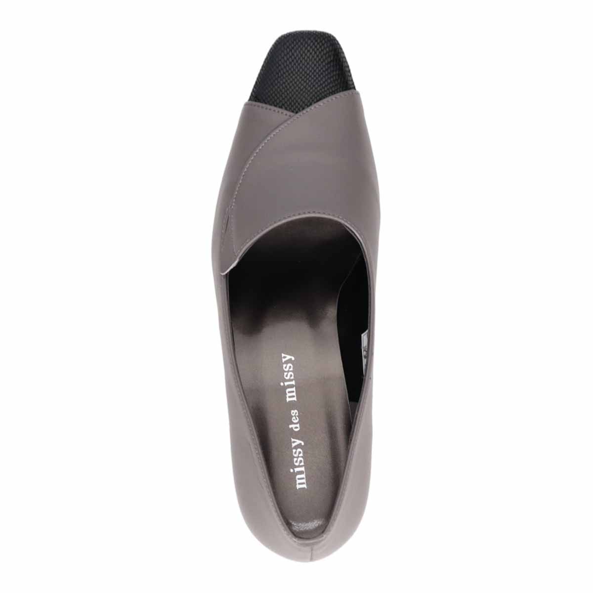 ミッシー デ ミッシー missy des missy 甲深4.5cmヒールパンプス　MMD5151 D-GRAY/C 23.0