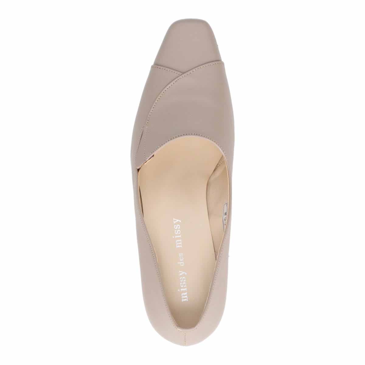 ミッシー デ ミッシー missy des missy 甲深4.5cmヒールパンプス　MMD5151 D-OAK 23.0