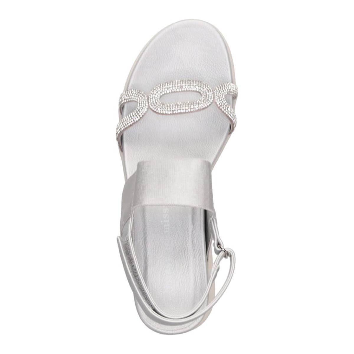ミッシーデミッシー missy des missy ウェッジヒールサンダル　MMD8001 SILVER M　(23.0～23.5)