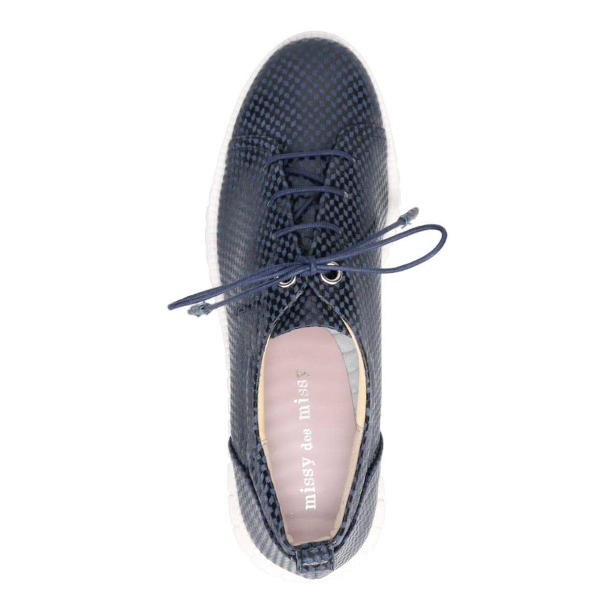 ミッシー デ ミッシー missy des missy 軽量レースアップ・カジュアルシューズ  MMD9689 NAVY-PR 23.0