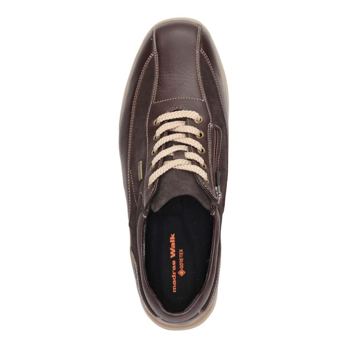 【GORE-TEX】マドラスウォーク madrasWalk　全天候快適　レースアップタウンカジュアルシューズ　MW7400 D-BRNWN/D-BROWN 25.0