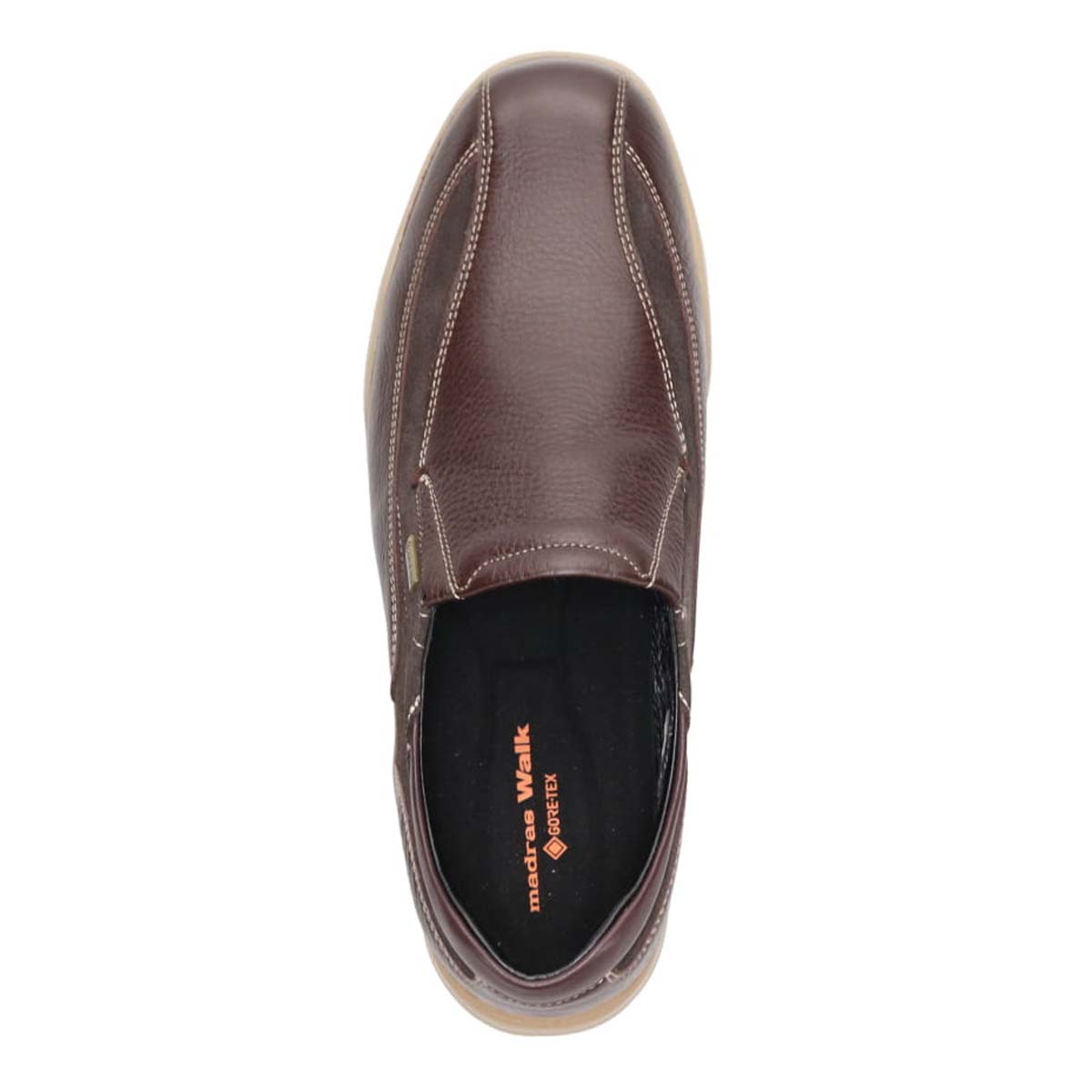 【GORE-TEX】マドラスウォーク madrasWalk　全天候快適　スリッポンタウンカジュアルシューズ　MW7401 D-BRNWN/D-BROWN 25.0